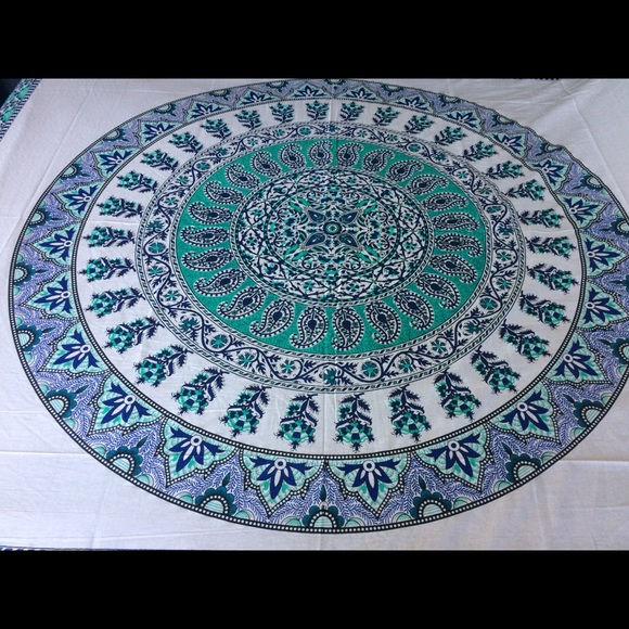 🎁Bedding Sheet Hand Printed Tapestry mandala🎉 - Picture 3 of 5